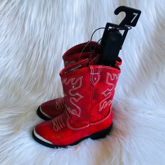 wonder nation Other - Little Red Cowgirl Boots! NWT Toddler 7